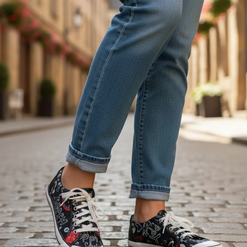 Coach Poppy Black, White and Red Sneakers W-6 EUC - Picture 12 of 12